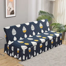 GobekUsa Elastic Armless Futon Bed Sofa Cover Slipcover