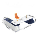 Euclid · Modern White L-Shaped Executive Desk