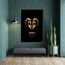 Aries - Gold Canvas