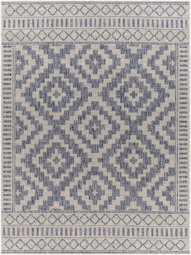 Kabala Dark Blue Area Rug - Clearance