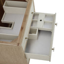 James Martin Celeste 36" Single Bathroom Vanity, Sunwashed Oak with Embossed Shagreen Drawer Fronts