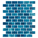 Arrecife Blue, 1" x 2" - Glass Tile - view 7