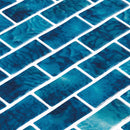Arrecife Blue, 1" x 2" - Glass Tile - view 8