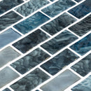 Arrecife Grey, 1" x 2" - Glass Tile - view 8