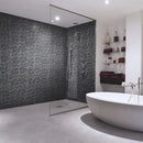 Arrecife Iridis Gray Luster 1x1 Glass Mosaics 12x18