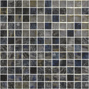Arrecife Iridis Gray Luster 1x1 Glass Mosaics 12x18