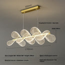 Art Chandelier Italian Minimalistic Bedroom Chandelier Acrylic