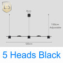 Art Deco Black and Gold LED Pendant Light