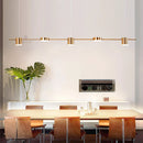 Art Deco Black and Gold LED Pendant Light