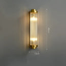 GobekUsa Art Deco Stainless Steel Crystal LED Wall Sconce Black Gold Bedroom Corridor