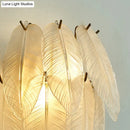 GobekUsa Art Deco Brass Finish Leaf Sconce Lamp - Clear Glass, 2-Bulb Wall Mounted Light for Dining Room