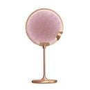 GobekUsa Clear Pink Glass Horo Pendant Light LED for Loft Bar Art Deco Kitchen