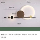 GobekUsa Art Deco LED Wall Sconce: Modern Lighting for Hotel Restaurant Corridors
