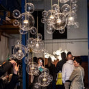 GobekUsa Art Deco Glass Bubble Chandelier: Customized for Living Room, Dining Room, Bar