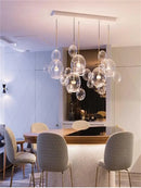 GobekUsa Art Deco Glass Bubble Chandelier: Customized for Living Room, Dining Room, Bar