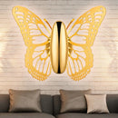 GobekUsa Art Deco Gold Butterfly Wall Sconce - Single Light Metal Wall Lamp for Kids Room