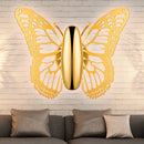 GobekUsa Art Deco Gold Butterfly Wall Sconce - Single Light Metal Wall Lamp for Kids Room