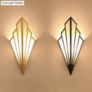 GobekUsa Diamond Shape Modern Wall Light Wall Sconce for Bedroom Dining Room