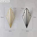 GobekUsa Diamond Shape Modern Wall Light Wall Sconce for Bedroom Dining Room