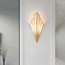 GobekUsa Diamond Shape Modern Wall Light Wall Sconce for Bedroom Dining Room