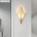 GobekUsa Diamond Shape Modern Wall Light Wall Sconce for Bedroom Dining Room