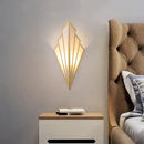 GobekUsa Diamond Shape Modern Wall Light Wall Sconce for Bedroom Dining Room