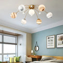 GobekUsa Art Deco Planet Ball Pendant Lamp Gold Metal G9 Bulb - Elegant Hanging Light Fixtures