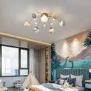 GobekUsa Art Deco Planet Ball Pendant Lamp Gold Metal G9 Bulb - Elegant Hanging Light Fixtures