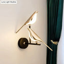 GobekUsa Nordic Art Deco LED Swan Wall Lamp  for Bedroom Bedside wall Living Room Hallway Indoor Lighting