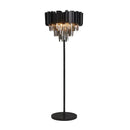 GobekUsa Crystal Marble LED Floor Lamp - Art Deco Golden Black Stainless Steel