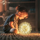 GobekUsa Crystal Star LED Chandelier - Art Deco Dandelion Pendant Lighting for Home Décor