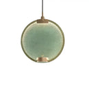 GobekUsa Glass Horo LED Pendant Light - Art Deco Signal Headlight for Home, Bar, Kitchen