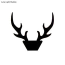 GobekUsa Art Deco LED Antlers Acrylic Wall Sconce Light Fixture in Warm/White Light, White/Black Lamp