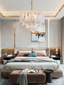 GobekUsa Art Deco Marble Home Chandelier Lighting Dimmable LED 2025