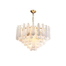 GobekUsa Art Deco Marble Home Chandelier Lighting Dimmable LED 2025