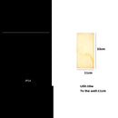 GobekUsa Art Deco Marble Cube LED Wall Sconce Indoor Outdoor IP54 Waterproof