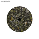 GobekUsa Art Deco Terrazzo LED Wall Light: Black, Red, Blue Flush Mount Sconce for Living Room