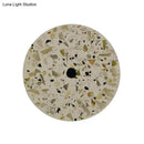 GobekUsa Art Deco Terrazzo LED Wall Light: Black, Red, Blue Flush Mount Sconce for Living Room