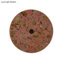GobekUsa Art Deco Terrazzo LED Wall Light: Black, Red, Blue Flush Mount Sconce for Living Room