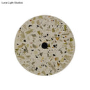 GobekUsa Art Deco Terrazzo LED Wall Light: Black, Red, Blue Flush Mount Sconce for Living Room