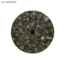 GobekUsa Art Deco Terrazzo LED Wall Light: Black, Red, Blue Flush Mount Sconce for Living Room