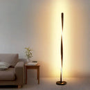 GobekUsa Art Deco Spiral Shade Floor Lamp - Modern Minimalist Stand Light