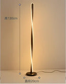 GobekUsa Art Deco Spiral Shade Floor Lamp - Modern Minimalist Stand Light