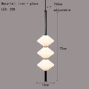 Art Deco White Glass Pendant Light With Gold Metal Wire