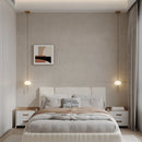 Art Deco White Glass Pendant Light With Gold Metal Wire