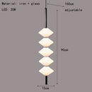 Art Deco White Glass Pendant Light With Gold Metal Wire