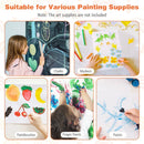 3-in-1 Art Easel for Kids with Magnetic Chalkboard and Whiteboard-Gray by LJGDeals
