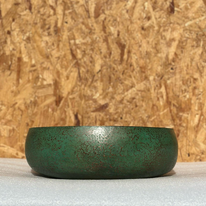 Green Washbasin - Oxidized Copper Bathroom Sink - Athea