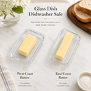 Glass Butter Dish - Grape by Arthur Court Designs