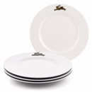 Bunny / Rabbit Melamine Lunch Plates - Set of 4